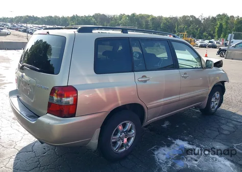 2004 Toyota Highlander V6 из США, поврежденный, VIN JTEEP21A740052943